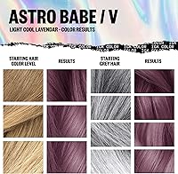 IGK Permanent Hair Dye Color Kit - V Astro Babe Light Cool Lavender — image 5