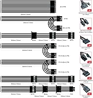 ARESGAME AGW750 750W 80+ Bronze Semi-Modular ATX Power Supply — image 2
