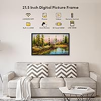 WONNIE 21.5-Inch Digital Picture Frame — image 6