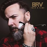 BRV MEN Professional Straight Edge Barber Razor with 100 Blades — image 5