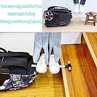 PISKGODSF 22-Inch Rolling Backpack with Wheels, 55L Capacity — image 6