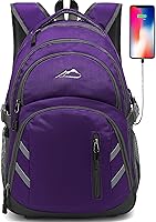 ProEtrade Laptop Backpack for College, Travel, and Work (Purple, 15.6-inch) — image 1