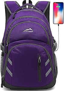 ProEtrade Laptop Backpack for College, Travel, and Work (Purple, 15.6-inch) Review