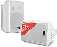 Pyle PDWR51BTWT Wall Mount Bluetooth Speaker System — image 1