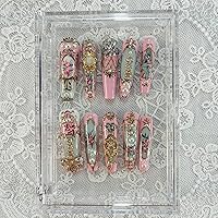 MellowBells The Pink Palace Handmade Press on Nails 10Pcs — image 2