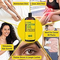 Seven Minerals Pure Cold Pressed Castor Oil 32oz — image 2