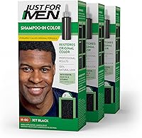 Just For Men Shampoo-In Color Jet Black H-60, 3-Pack — image 1