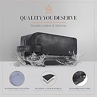 Make Life Exclusive Men's Leather Toiletry Bag — image 5