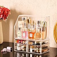 Cq Acrylic Makeup Organizer with Lid — image 4