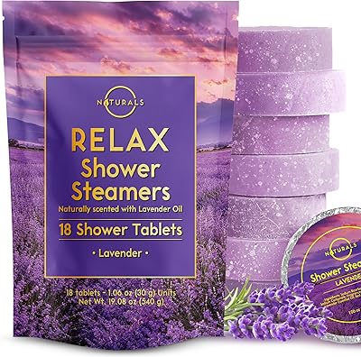 O Naturals Lavender Shower Steamers 18 Count