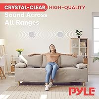 Pyle PWRC52 5.25″ Ceiling Wall Mount Speakers — image 3