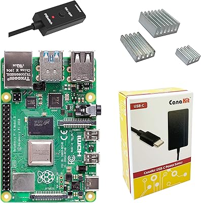 CanaKit Raspberry Pi 4 4GB Basic Kit