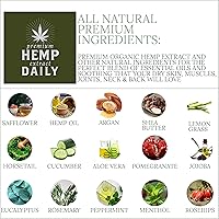 Earthly Body Premium Hemp Extract Daily Triple Strength Intensive Cream Classic Mint 1.7oz — image 5