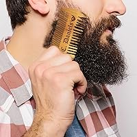 My Personal Memories Custom Engraved Wooden Beard Comb — image 4