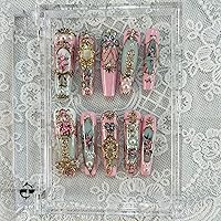 MellowBells The Pink Palace Handmade Press on Nails 10Pcs — image 1