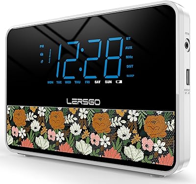 LERSGO HR1901 Bluetooth Alarm Clock Radio