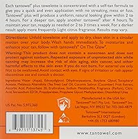 Tan Towel Full Body Plus Creme, 15 Count — image 2