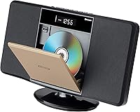 Jensen JBS-300 Champagne Gold Bluetooth Stereo Music System — image 3