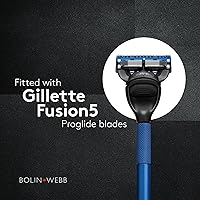 Bolin Webb Generation Razor and Stand in Blue with Gillette Fusion5 Blade — image 5