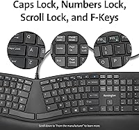 Kensington Pro Fit Ergonomic Wired Keyboard K75400US — image 6