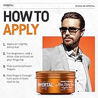 Immortal NYC Captain Black Hair Wax 5.07oz — image 5