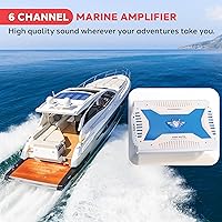 Pyle PLMRA630BT 6-Channel Bluetooth Marine Amplifier — image 2