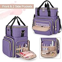 BAFASO Double Layer Nail Polish Organizer, Purple — image 4