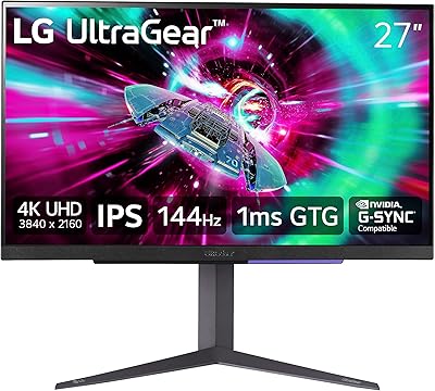 LG UltraGear 27GR93U 27″ 4K UHD Gaming Monitor