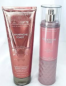 Bath and Body Works Champagne Toast Fine Fragrance Mist and Ultra Shea Body Cream 236mL Review