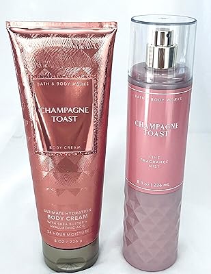 Bath and Body Works Champagne Toast Fine Fragrance Mist and Ultra Shea Body Cream 236mL