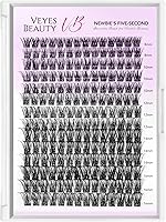VEYESBEAUTY Lash Clusters Individual Eyelash Extensions 8-16mm Mixed Length — image 2