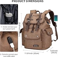 WITZMAN A8004 Canvas Backpack for Men — image 7