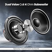 Pyle PLPW6D 6.5-inch Dual Voice Coil Car Subwoofer — image 6