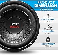 Pyle PLPW6D 6.5-inch Dual Voice Coil Car Subwoofer — image 2