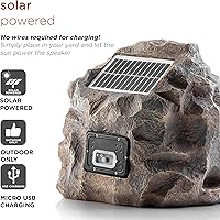 Alpine Corporation QLP542SLR-GR Bluetooth Rock Speaker — image 5