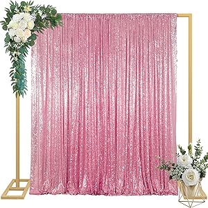 ShinyBeauty Sequin Backdrop Curtains 4x10ft Review