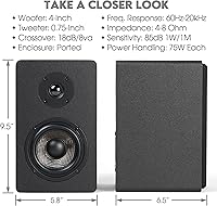 Micca MB42X Bookshelf Speakers — image 7