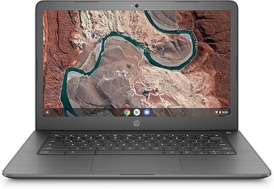 HP Chromebook 14-inch Laptop AMD A4-9120C, 4GB RAM, 32GB Storage