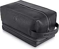 Make Life Exclusive Men's Leather Toiletry Bag — image 1