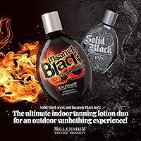 Millennium Tanning Solid Black 100x & Insanely Black 60x Tanning Lotion Duo 13.5oz — image 6