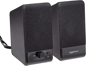 Amazon Basics USB-Powered Computer Speakers