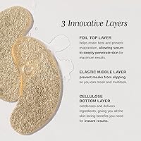 Wander Beauty Baggage Claim Gold Foil Under Eye Patches (6 Pairs) — image 2