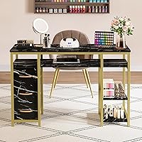 DWVO Nail Desk with 3 Drawers — image 7