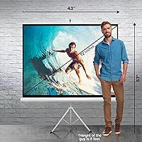 Pyle PRJTP72 72-Inch Portable Projector Screen with Stand — image 3