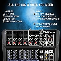 Alto Professional ZMX122FX 8-Channel Audio Mixer with Effects — image 5