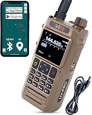 BTECH UV-PRO (TAN) Dual Band VHF/UHF Two-Way Radio