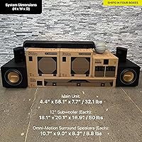Nakamichi Dragon Home Surround Sound System with Dual 12″ Subwoofers — image 3