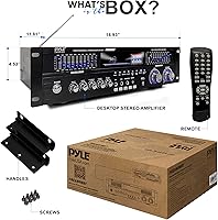 Pyle PREA90WBT 6-Channel Bluetooth Hybrid Home Amplifier — image 8