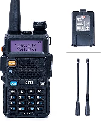 BTECH UV-5X3 Tri-Band Radio