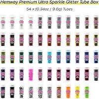 Hemway Glitter Tube Ultra Sparkle Box 54 Pack — image 7